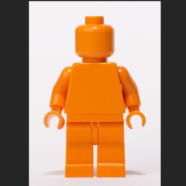 Orange order lego best sale man