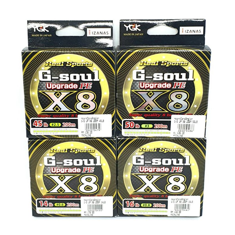 YGK G-SOUL UPGRADE PE X8 200M | Shopee Malaysia