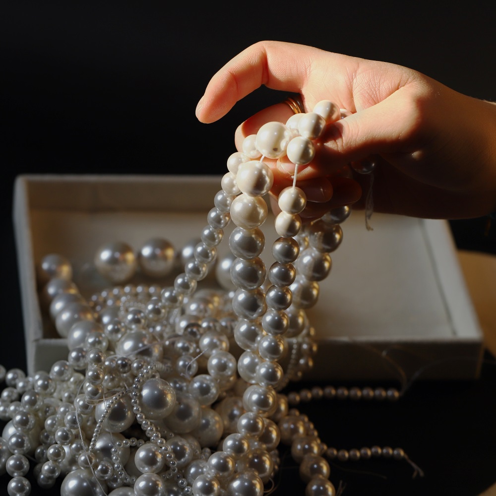 St.kunkka 2mm-20mm White Real freshwater pearls Beads Charm Shell Seed ...
