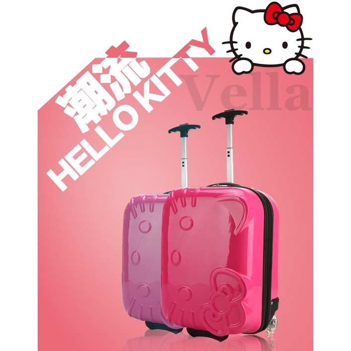 VELLA 18 inch Hello Kitty Travel Bag Suitcase Luggage Bagasi Kartun ...