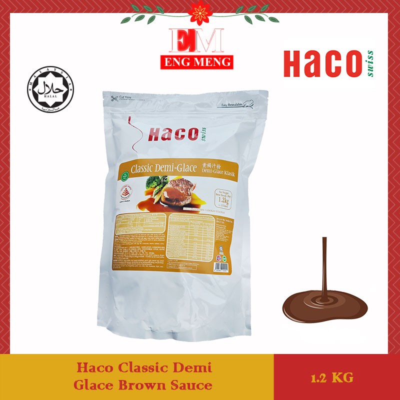 Haco Classic Demi Glace 1.2KG Haco 黄褐汁粉 1.2KG Haco Demi-Glace Klasik 1.2KG