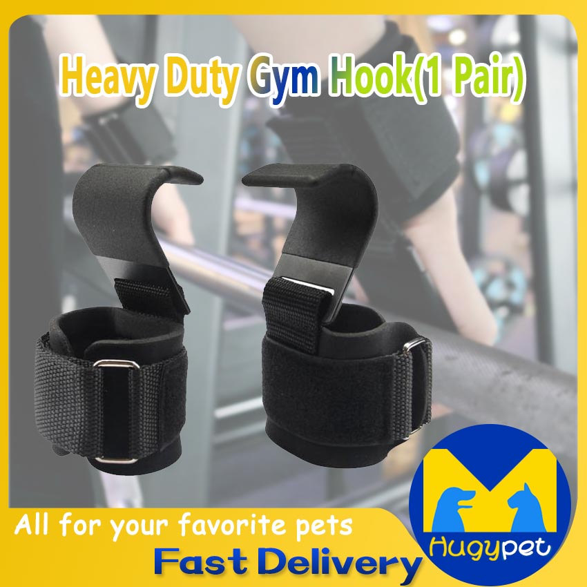 Weight Lifting Grip Hooks Fitness Wrist Straps Heavy Duty Pullups