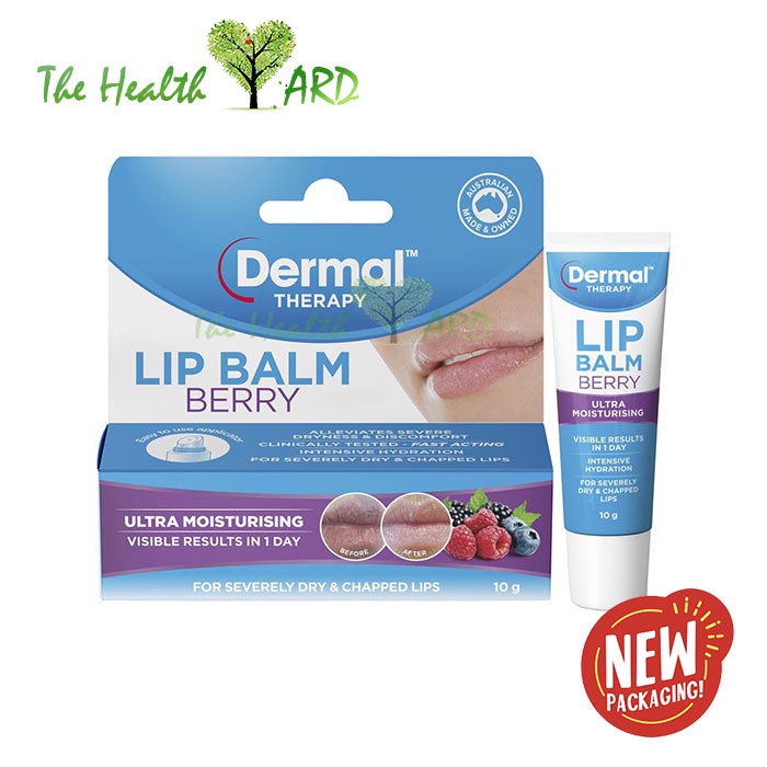 Dermal Therapy Lip Balm Berry 10g (Expiry 3/2024) [12.12 SALES