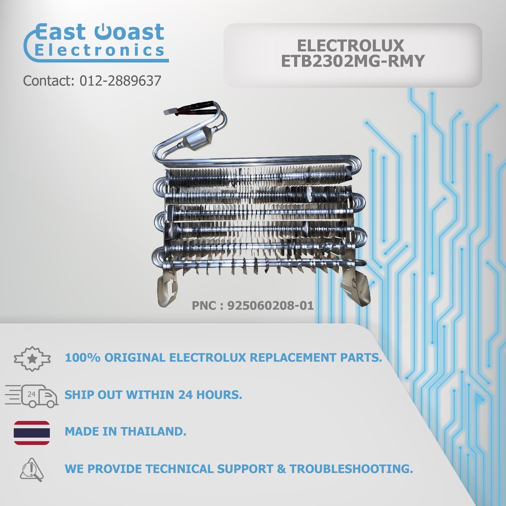(ORIGINAL) ELECTROLUX ETB2302MGRMY Evaporator / Cooling Coil Shopee
