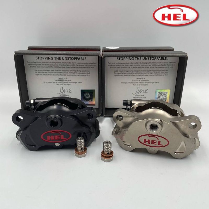 Hel Performance Caliper 84mm Solid Billet 2 Piston Rear Brake Caliper