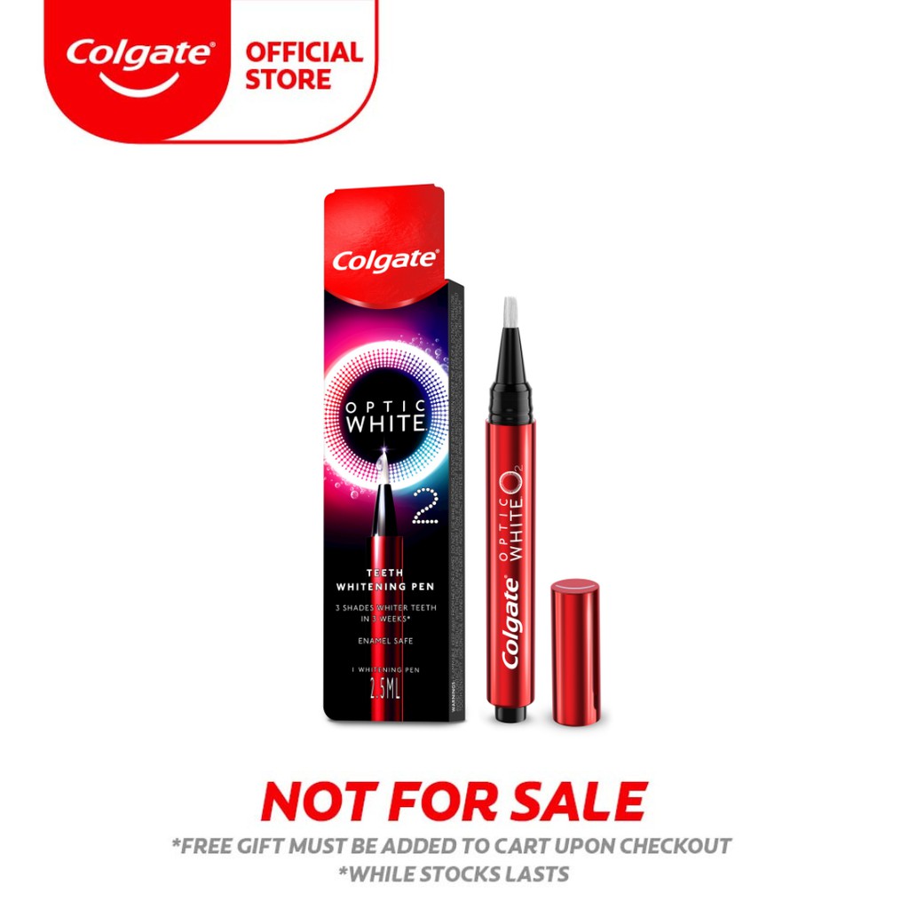 Colgate Optic White O2 Whitening Pen [Not For Sale] | Shopee Malaysia