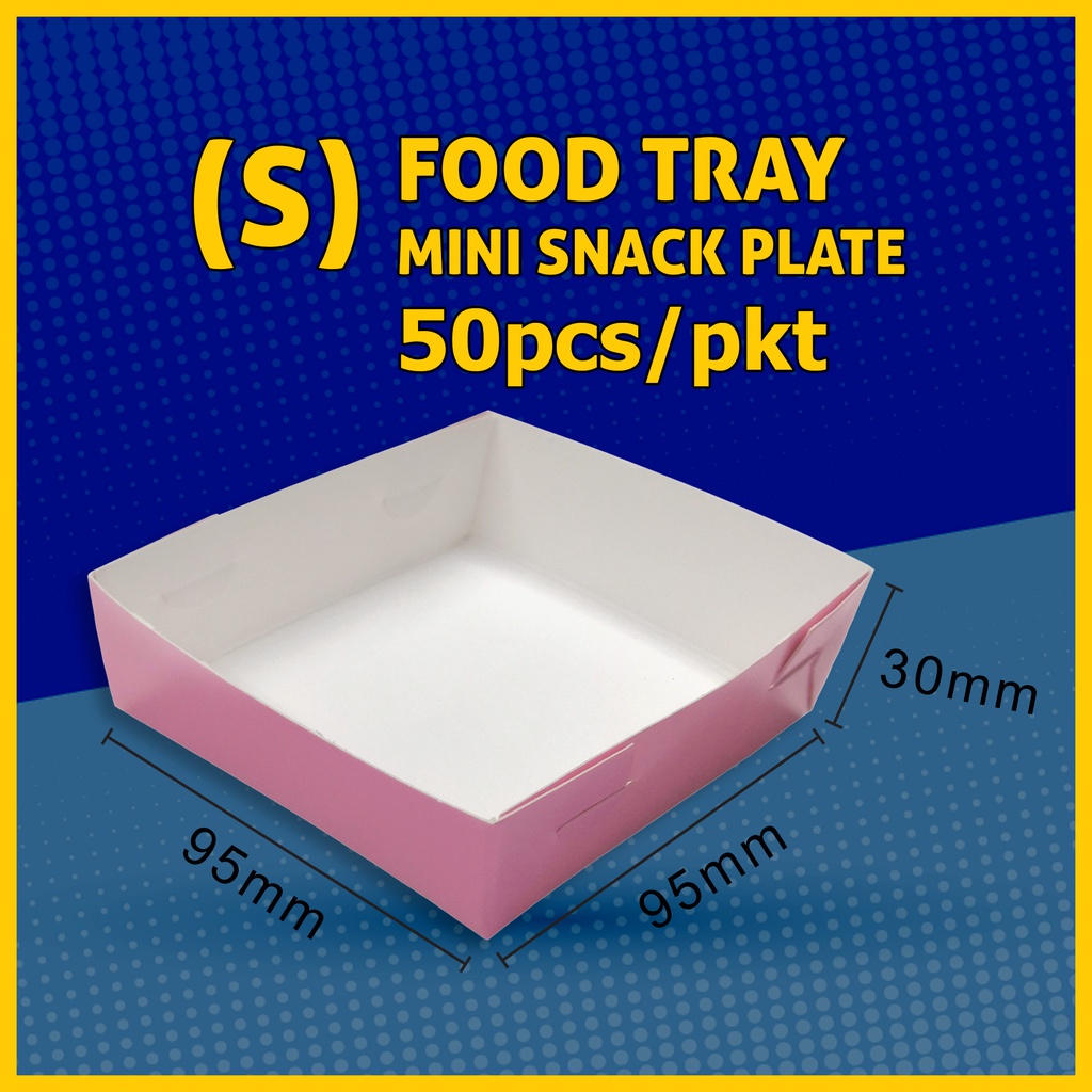 Limited Ready Stock - Pink Kertas Pinggan Makanan Paper Food Boat Tray ...