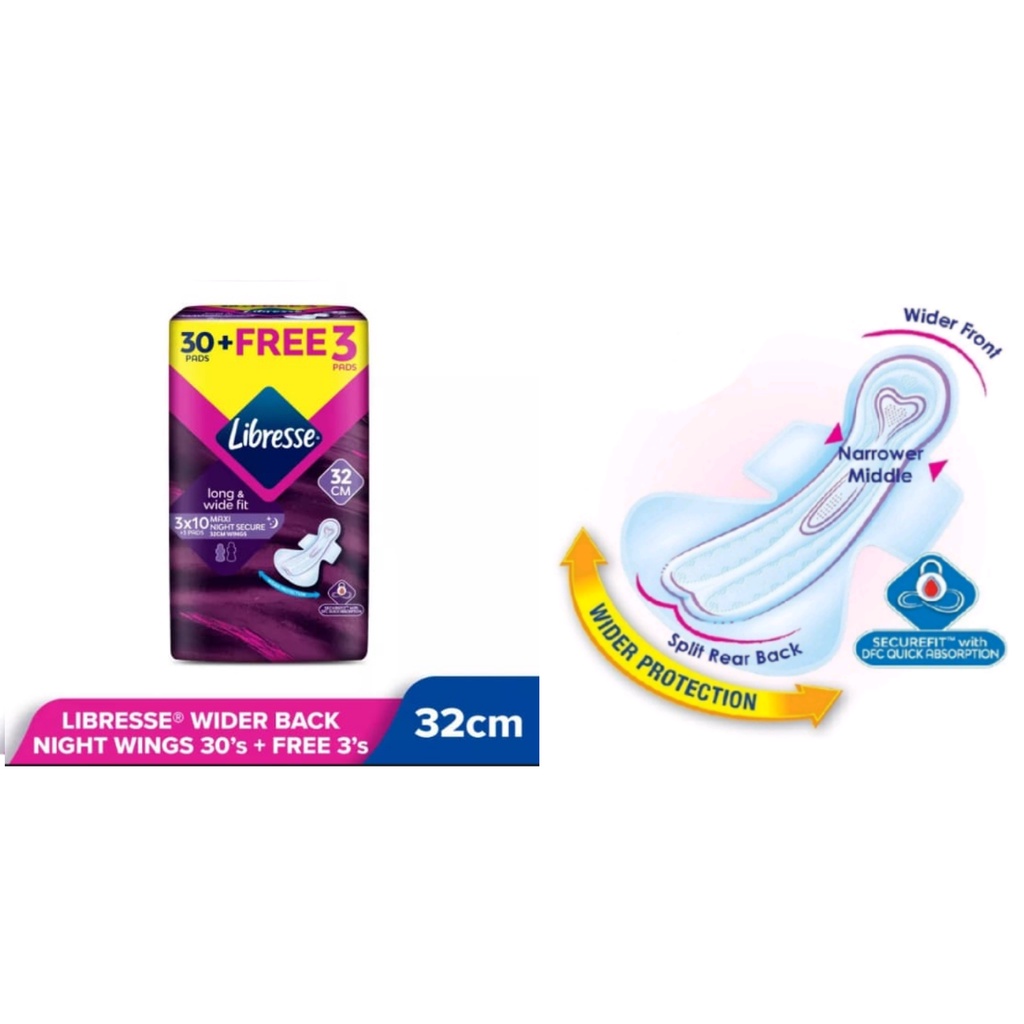 [PROMO] Libresse Feminine Sanitary Pads 24cm/32cm/41cm (Maxi / Long