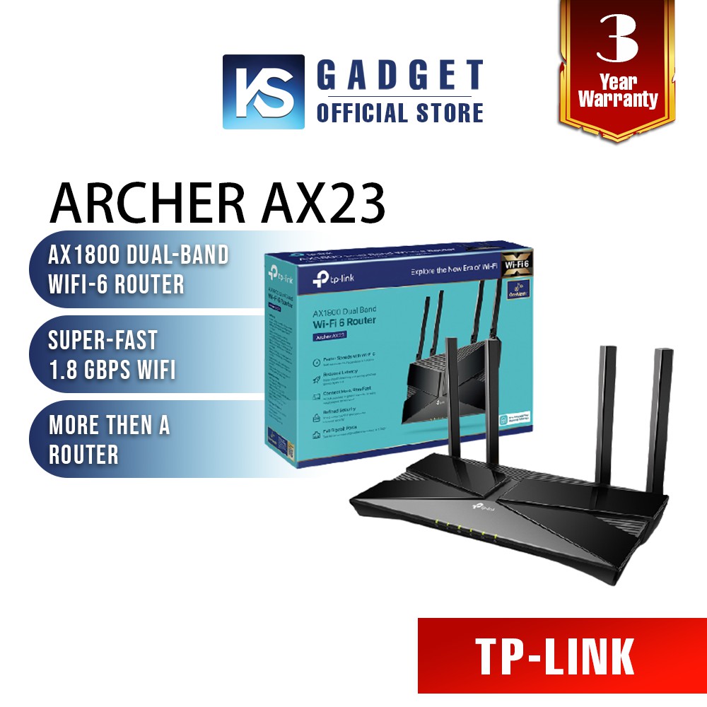 TP-LINK Archer AX23 AX1800 Dual-Band Wi-Fi 6 Router-TL-ARCHER-AX23 ...