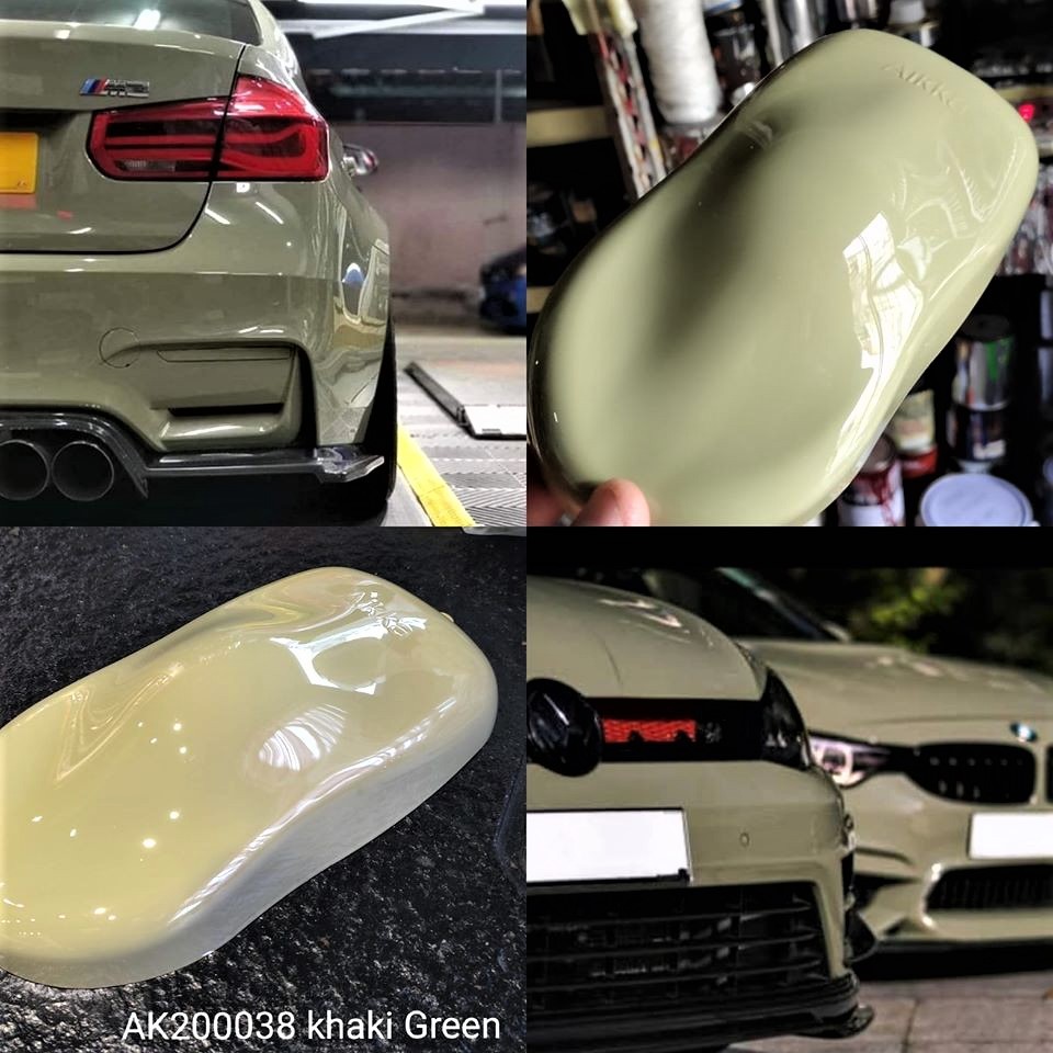 AIKKA AK200038 KHAKI GREEN 2K CAR PAINT | Shopee Malaysia