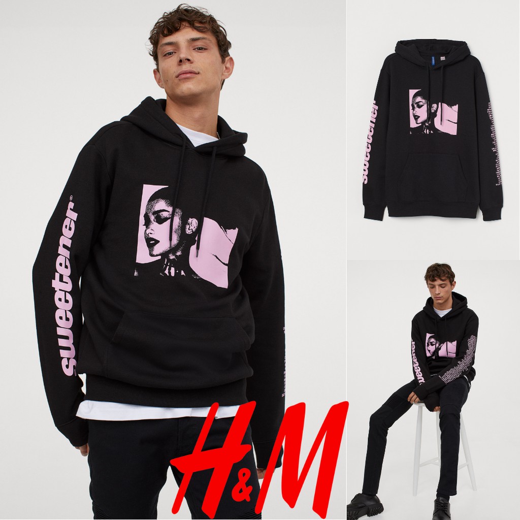 Ariana grande black hoodie h&m online