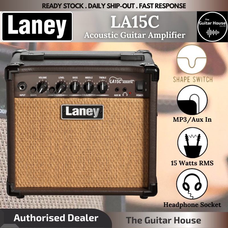 Laney LA15C Acoustic Guitar Amplifier Shopee Malaysia