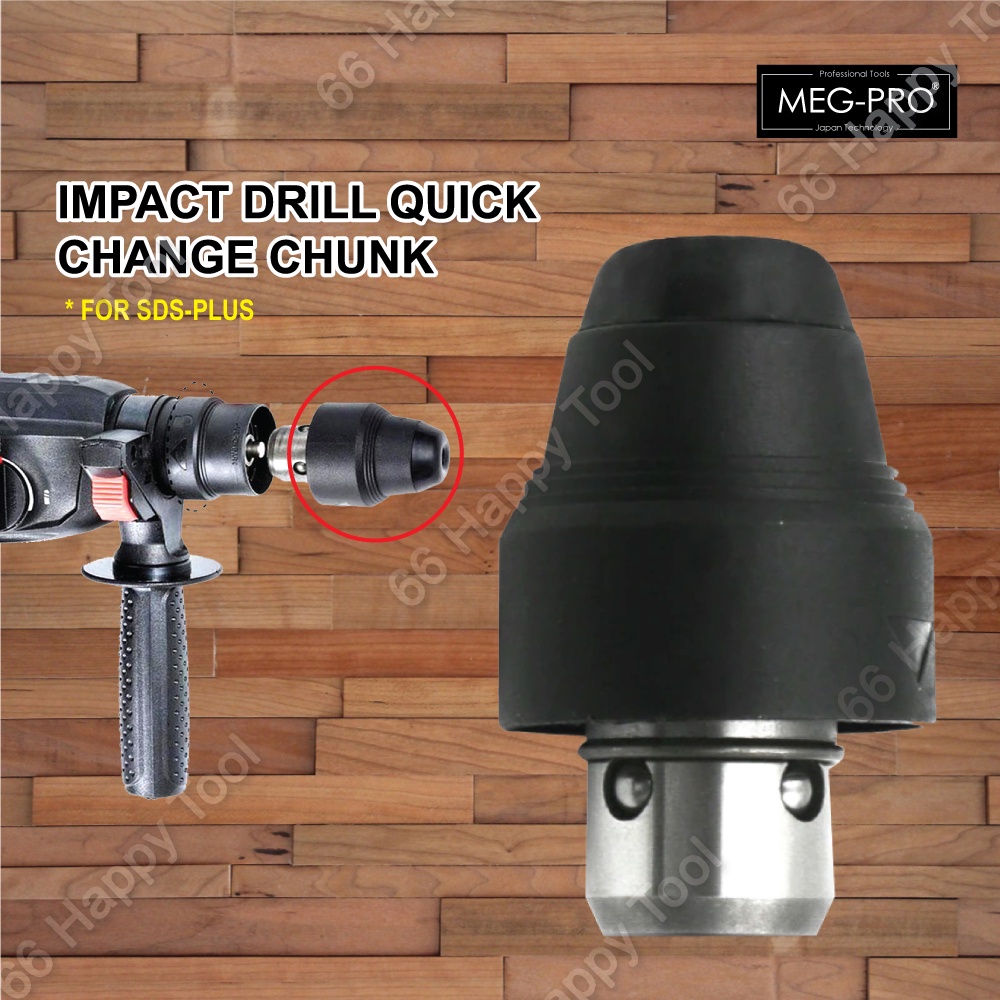 MEGPRO SDS PLUS Impact Drill Quick Change Chuck Electric Drill Power