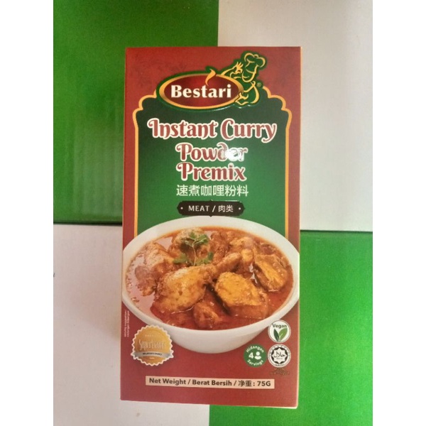 BESTARI Instant Curry Powder Premix Vegan Instant Serbuk kari
