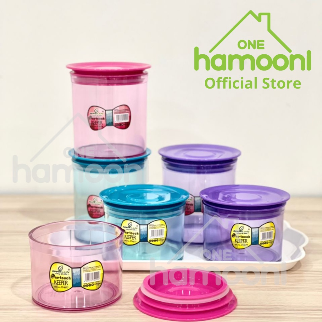 [PROMO]Applelady One-Touch Keeper /Food Container set/Food Jar/Round ...