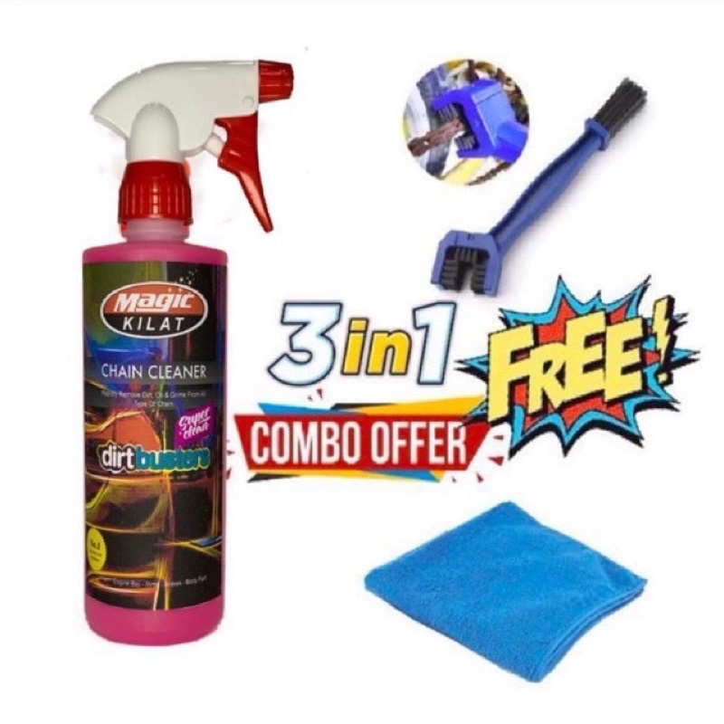 🔥 DIRT BUSTER 🔥 Pencuci Rantai Motorsikal/ Chain Cleaner Motorcycle ...