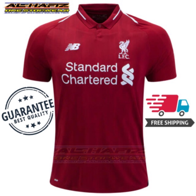 Liverpool jersey hot sale shopee