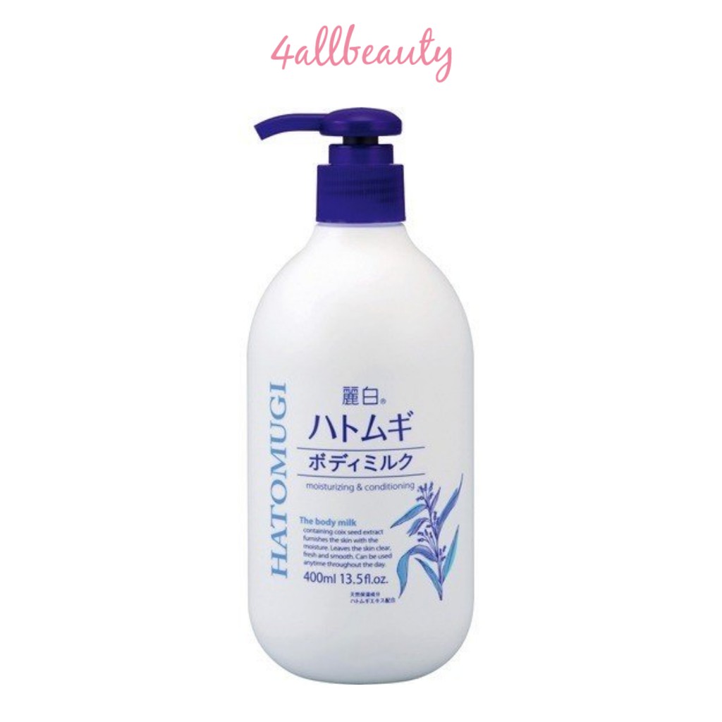 Reihaku Hatomugi Body Milk Lotion (400ml) 29606 | Shopee Malaysia