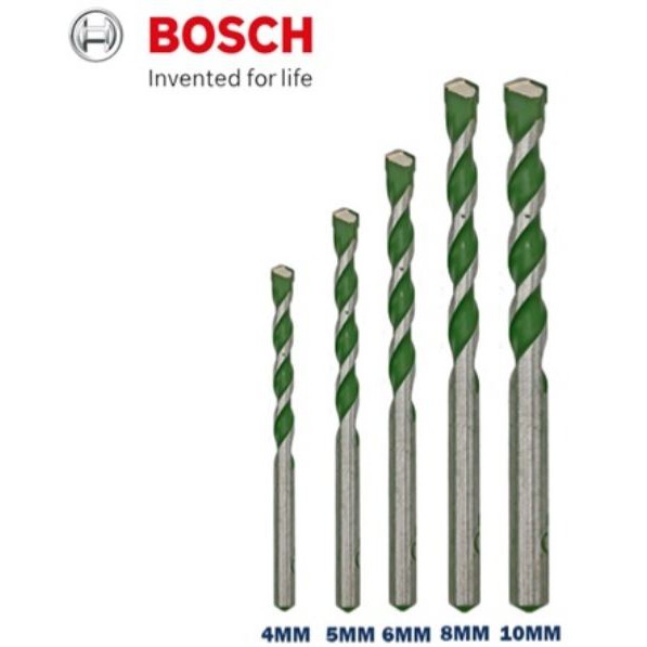 Bosch Drill Bits 5pc CYL 4 MultiPurpose Multipurpose Drill Bit Set Mata Drill 4mm 5mm 6mm 8mm 10mm 2608680798 Shopee Malaysia