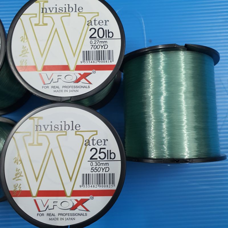 ** VFOX INVISIBLE FISHING LINE SPOOL INVISIBLE WATER (COLOR CLEAR