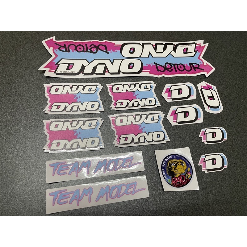 Dyno 2025 detour decals