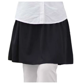 Shirt/Skirt Extender Mini Skirt Outdoor Muslimah Hitam
