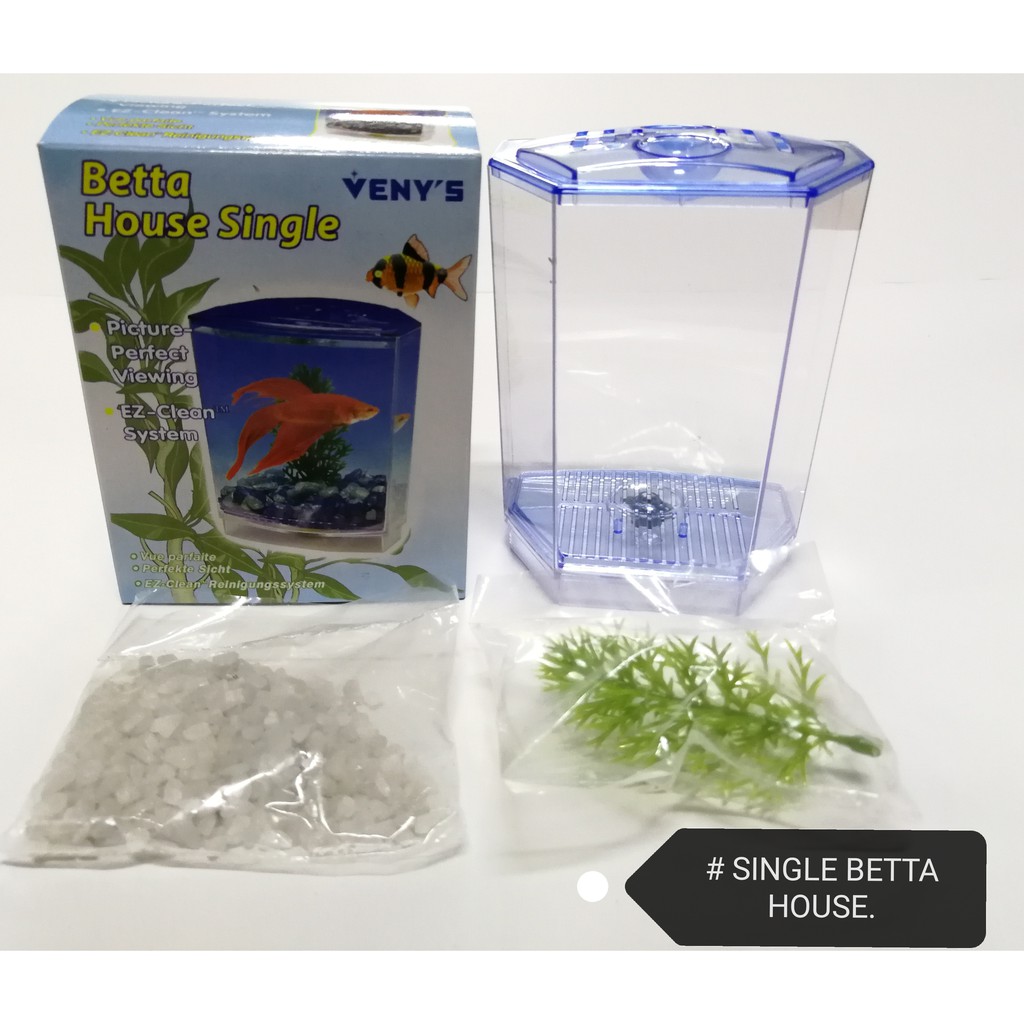 Veny's Betta Fish Small Aquarium Tank [BBT2]