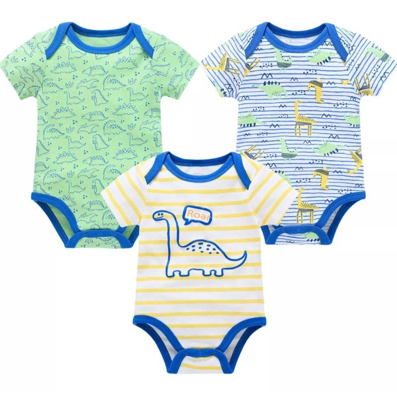 Baby Rompers 100% Cotton (as shown in picture) | Shopee Malaysia