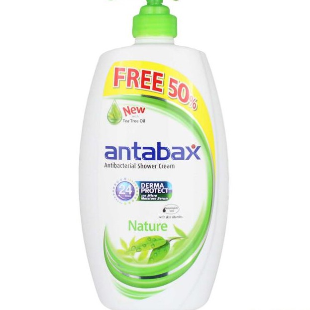 Antabax Body Wash Bottle NatureSyampu Badan Hijau (650ml) Shopee