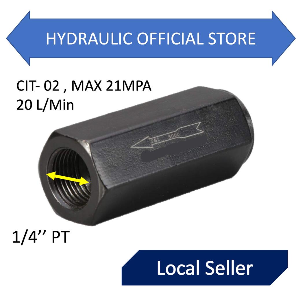 Inline check valve Hydraulic Shopee Malaysia