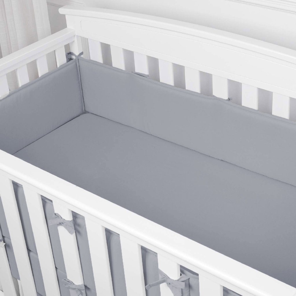 4 Piece Baby Bed Bumper Crib Bumper Pad for Standard Crib Thick Padding Crib Rail Protector Baby Bedrail Guard Shopee Malaysia