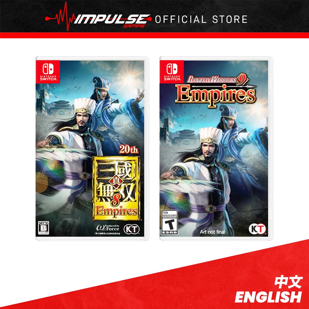 NSW Nintendo Switch Dynasty Warriors 9 Empires / Shin Sangoku Musou 8  Empires Chi/Eng Version 真• 三國無雙 8 Empires 中英文版