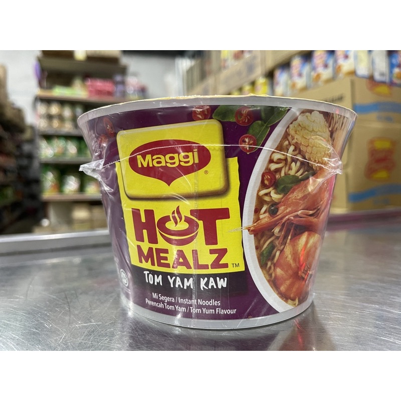 Maggi Hot Mealz Ayam Bijian Panggang Kari Kari Kaw Tom Yam Kaw Shopee