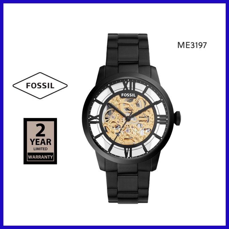 Fossil townsman automatic black hotsell