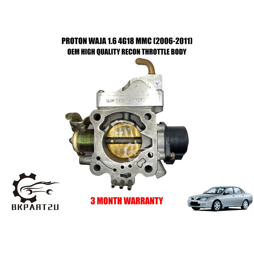 PROTON WAJA 1.6 4G18 MMC (20062011) THROTTLE BODY MADE BY OEM RECON 3