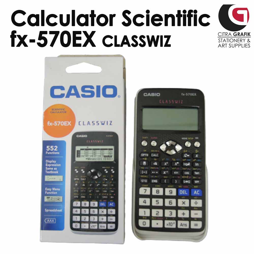 Casio calculator 570ex hotsell