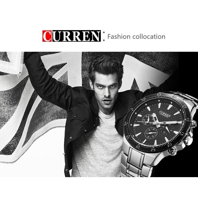 BORONG Original Curren 8063 Men s Watch Sport Business Shopee Malaysia