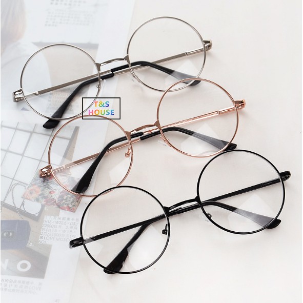 READY STOCKS Old School Korean Harry Potter Round Eye Glasses Spec Eyewear Shopee Malaysia