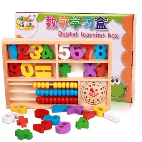 Howshop Toys Big WOODEN Digital Learning Box Education & Learning Toys ...