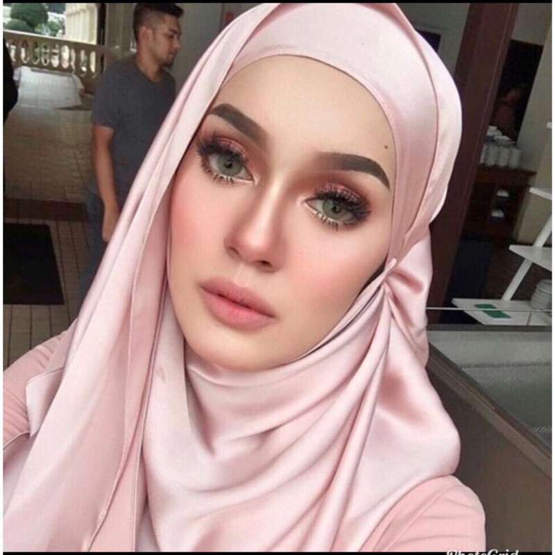 shawl bubble satin