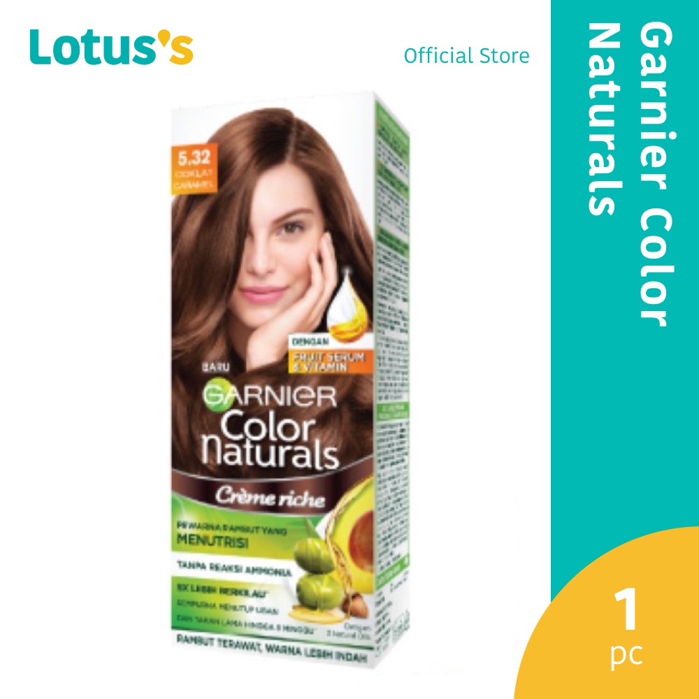 Garnier color naturals cream hair color [halal beauty] | Shopee Malaysia