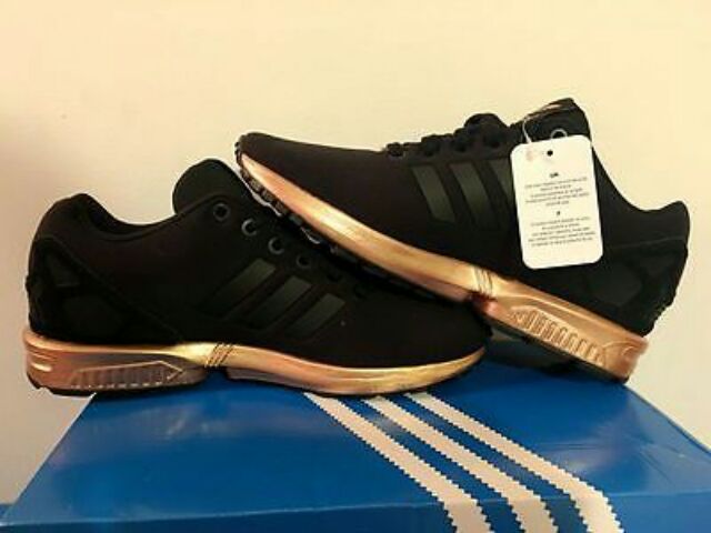 Adidas flux zx black and gold best sale