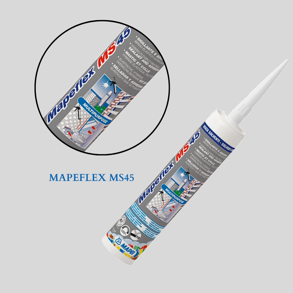 thumbnail interactive-video image 1 of Mapeflex MS 45 Hybrid Silicone Sealer Adhesive – Brown, 300ml Cartridge, 307 Brown 1 of 4