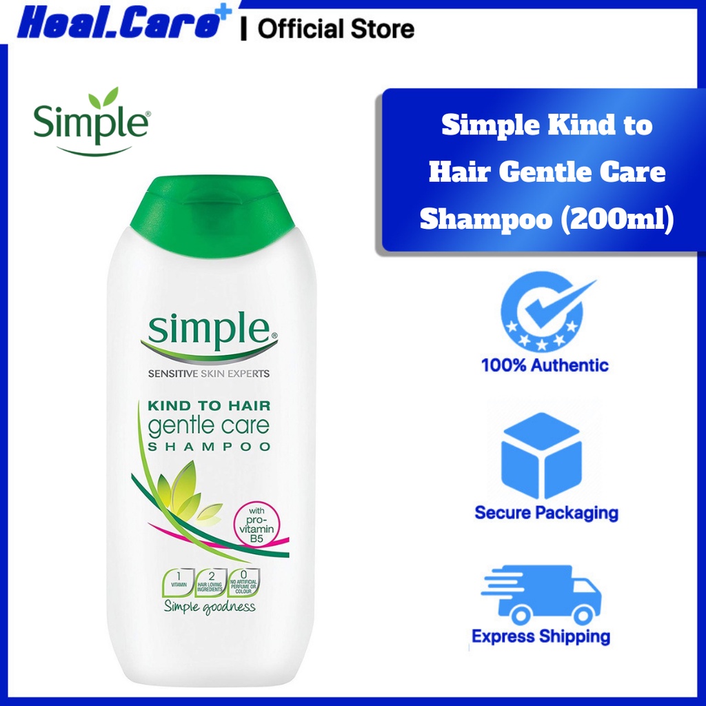 Simple Kind to Hair Gentle Care Shampoo (200ml) Shopee Malaysia