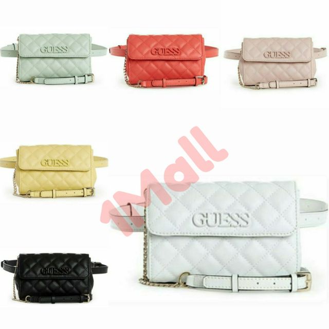 ORIGINAL GUESS Elliana Crossbody Belt Bag READY STOCK