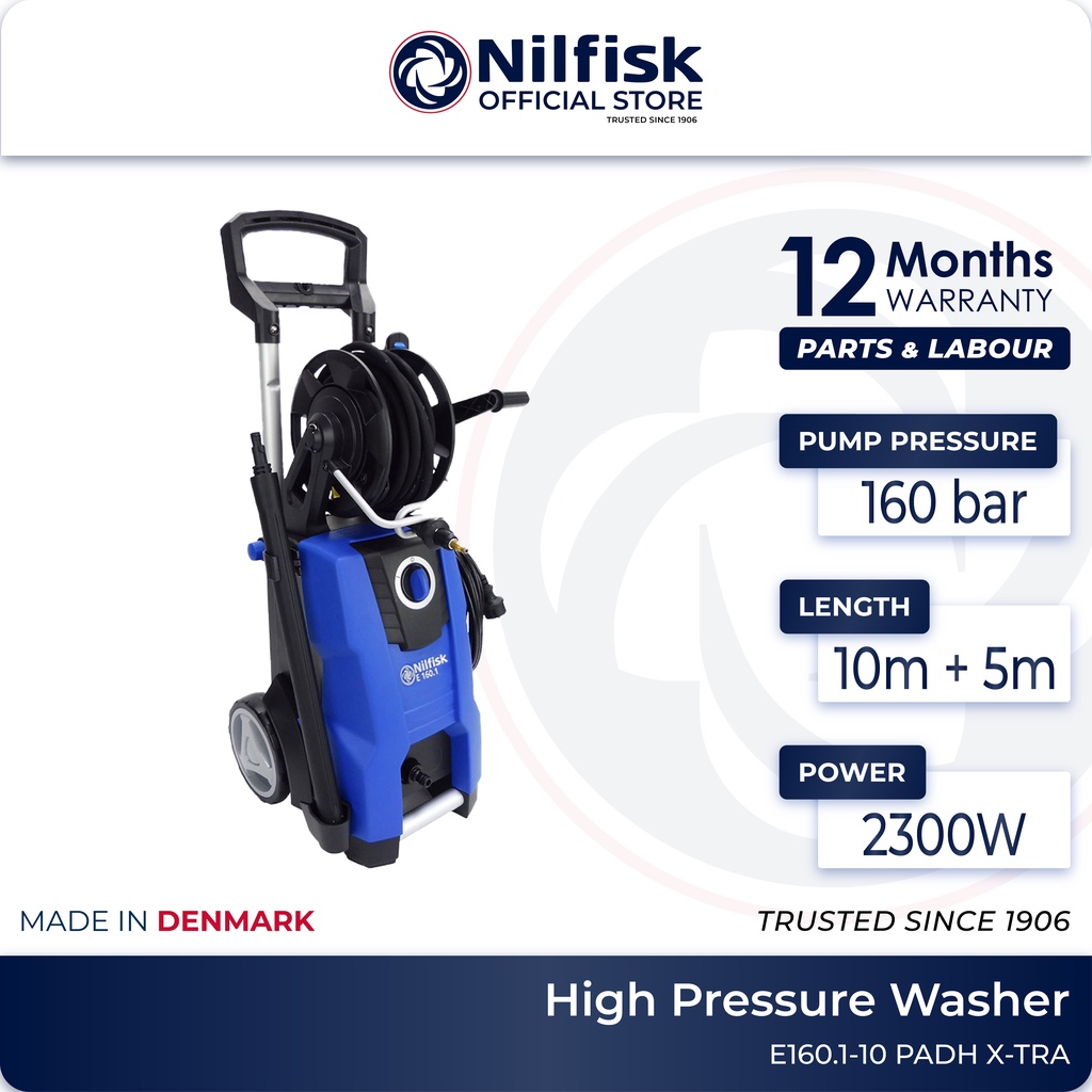 Nilfisk e160 on sale pressure washer