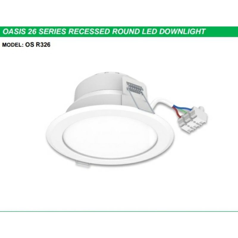 YLI OS R326 LED 9W SIRIM APPROVED ROUND RECESSED DOWNLIGHT | Shopee ...