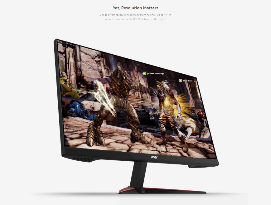 Acer NITRO ( VG271S / VG271 ) 27" IPS FHD 165Hz 1Ms AMD FreeSync / G ...