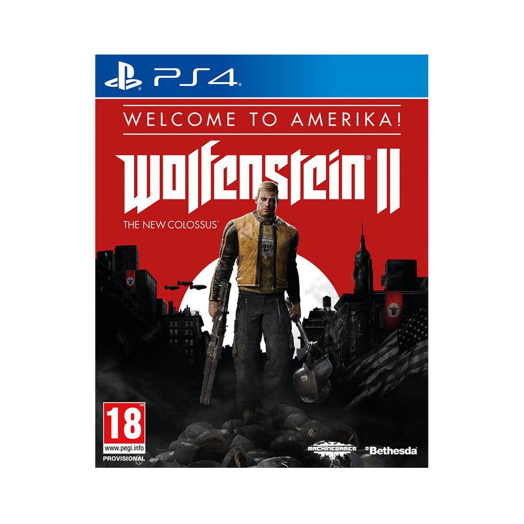 PS4 Wolfenstein II 2 Welcome To America Edition(R2)(English)(New ...