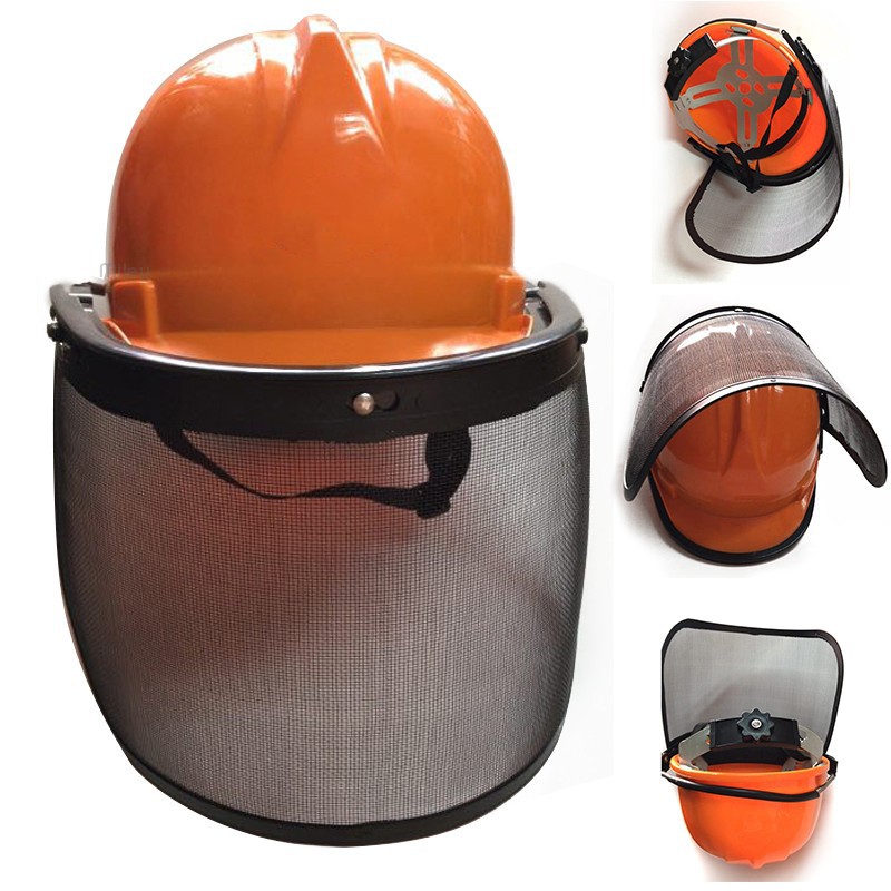 Chainsaw discount face protection